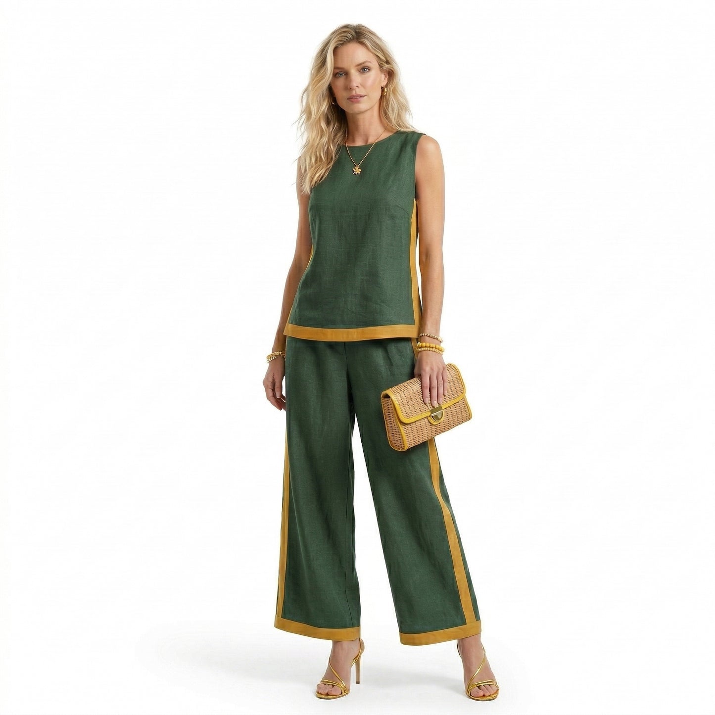 Leila - Elegante Traje de Dos Piezas