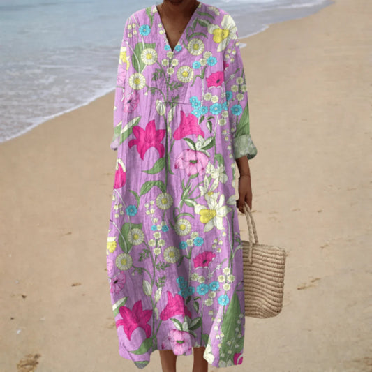 Vestido estampado de verano