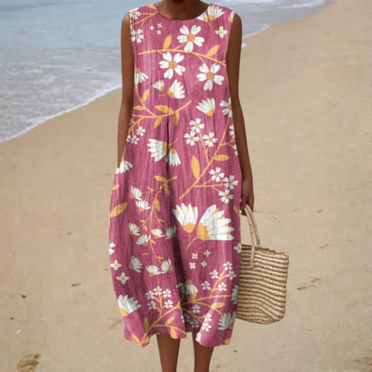 Vestido estampado de verano
