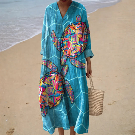 Vestido estampado de verano
