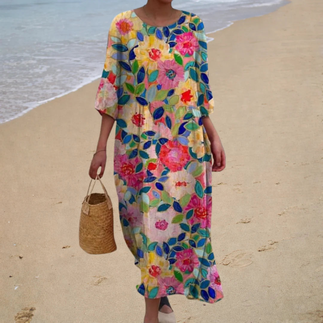 Vestido estampado de verano