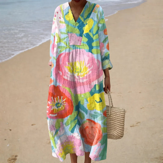 Vestido estampado de verano