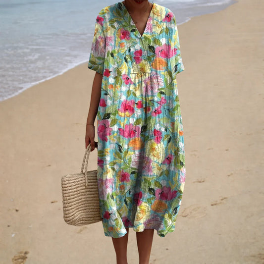 Vestido estampado de verano