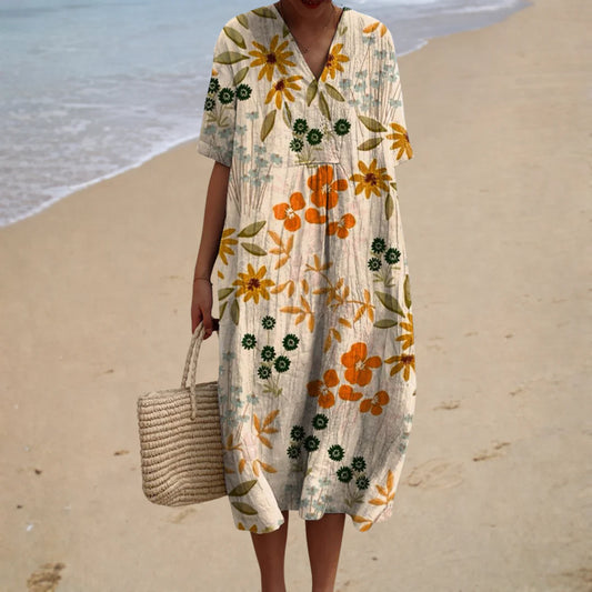 Vestido estampado de verano