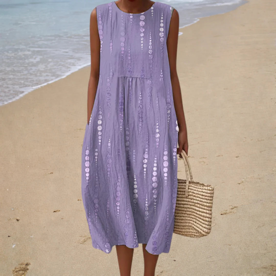 Vestido estampado de verano