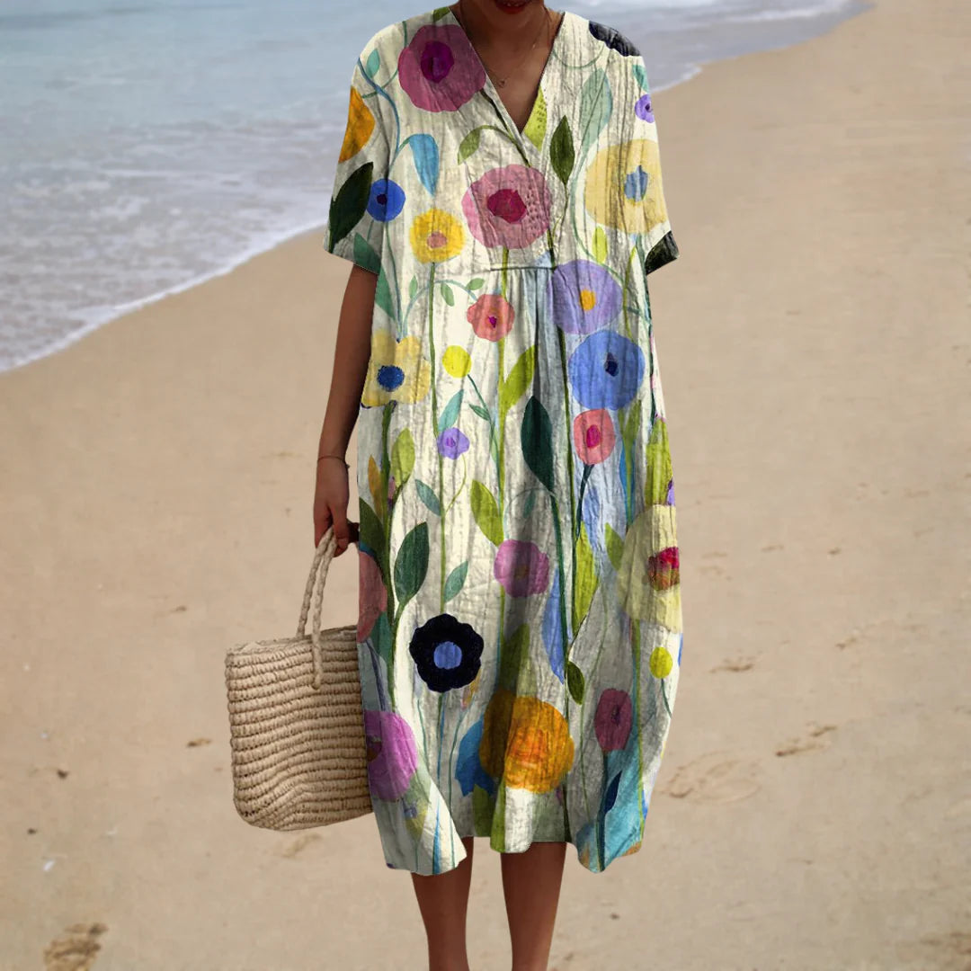 Vestido estampado de verano