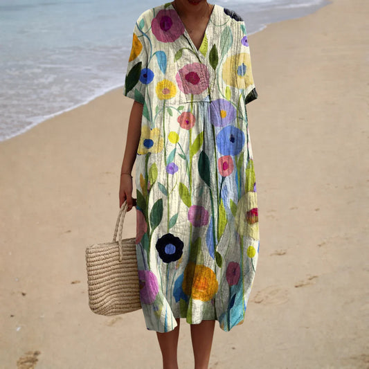 Vestido estampado de verano