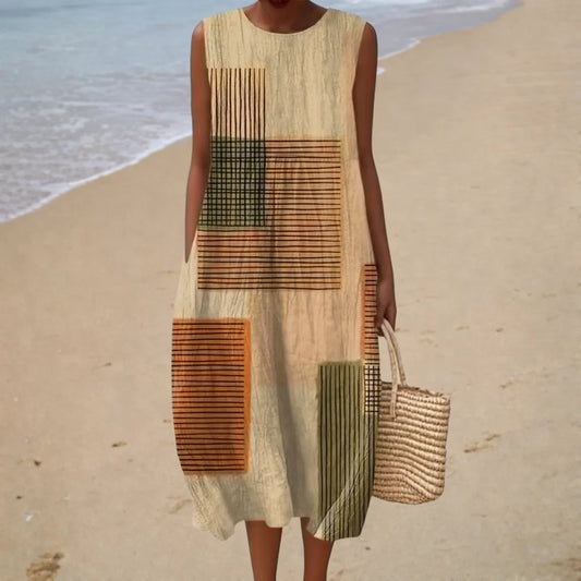 Vestido estampado de verano