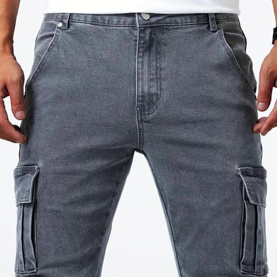 Pantalón Vaquero Cargo Elástico
