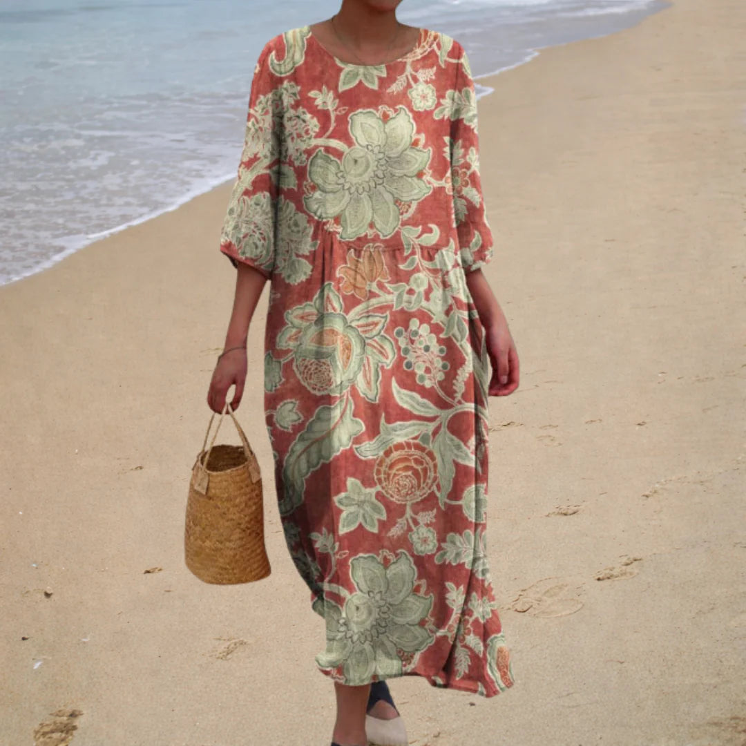 Vestido estampado de verano