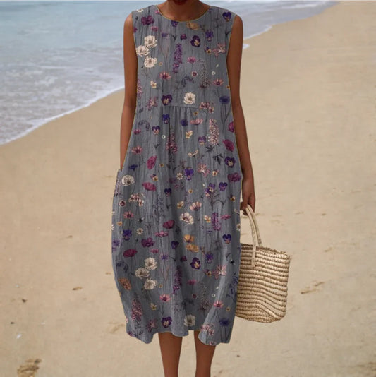 Vestido estampado de verano