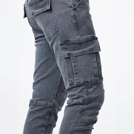 Pantalón Vaquero Cargo Elástico