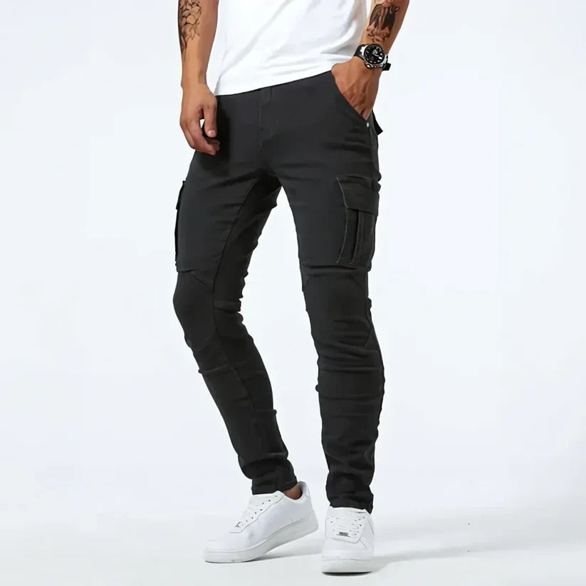 Pantalón Vaquero Cargo Elástico