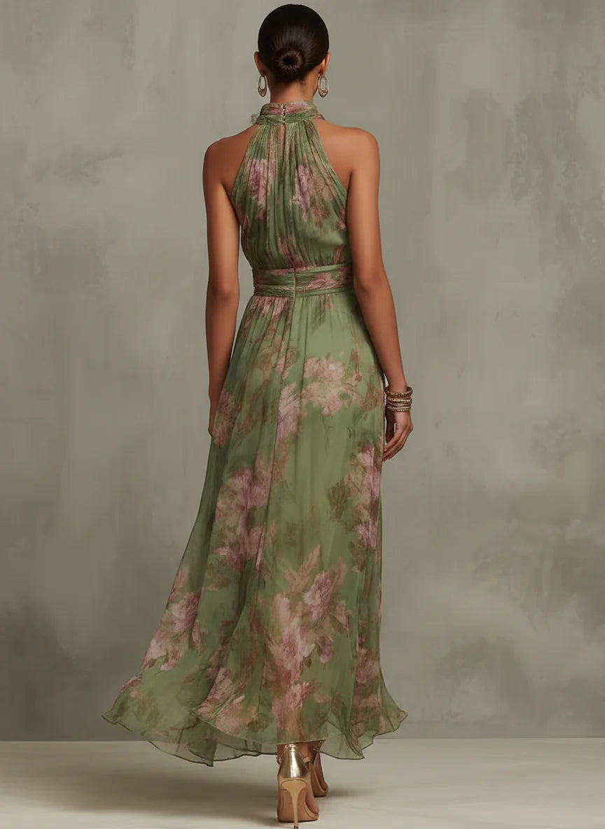 Vestido Halter Floral