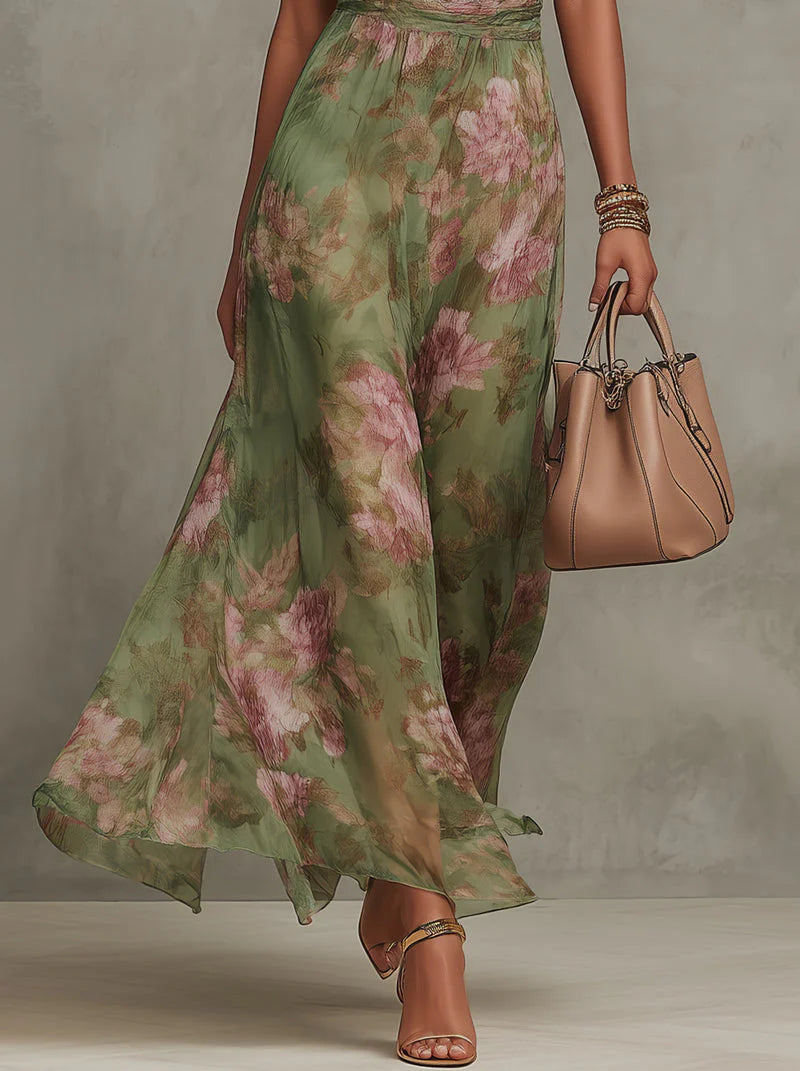 Vestido Halter Floral
