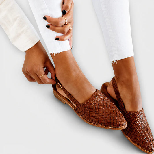 Mocasines trenzados
