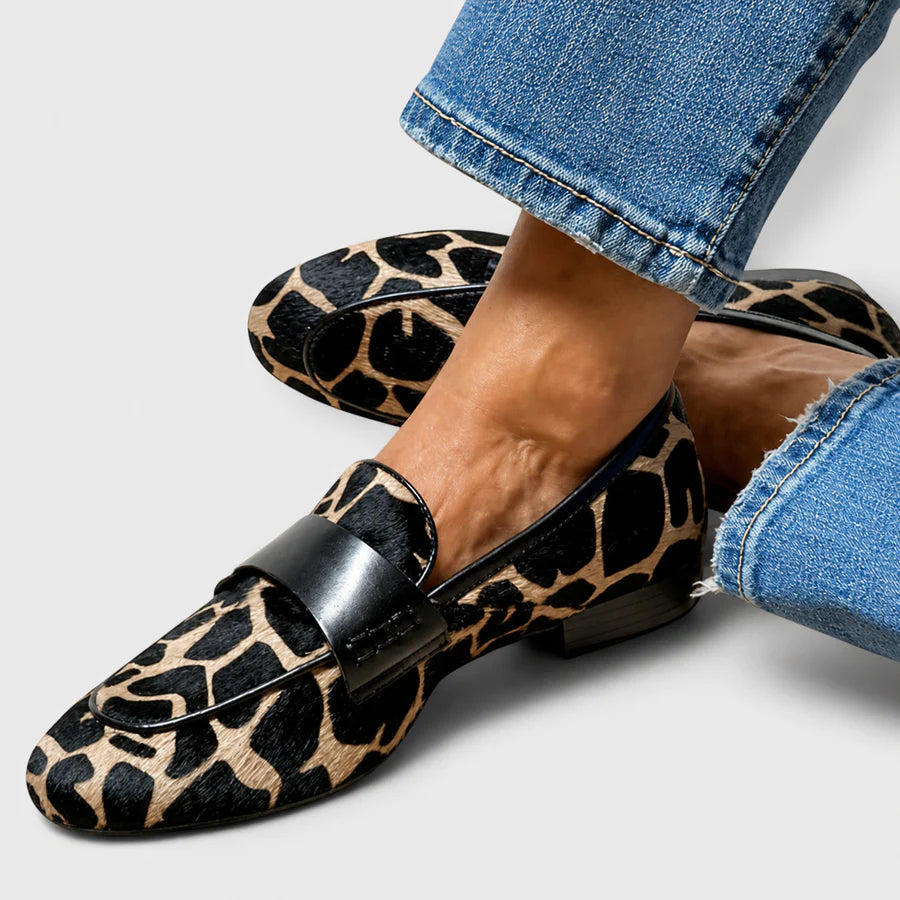 Mocasines de leopardo