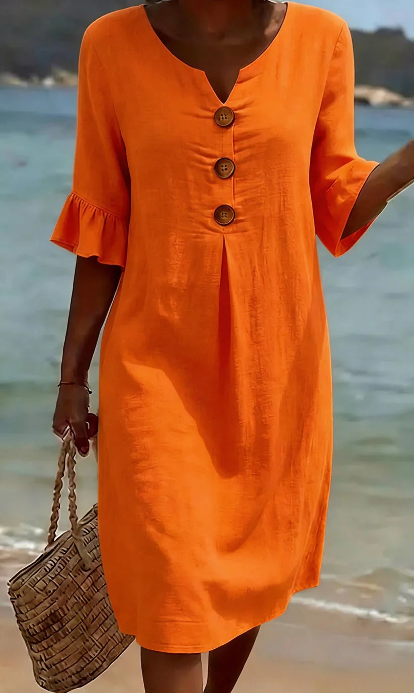 Vestido Clara - Color Liso