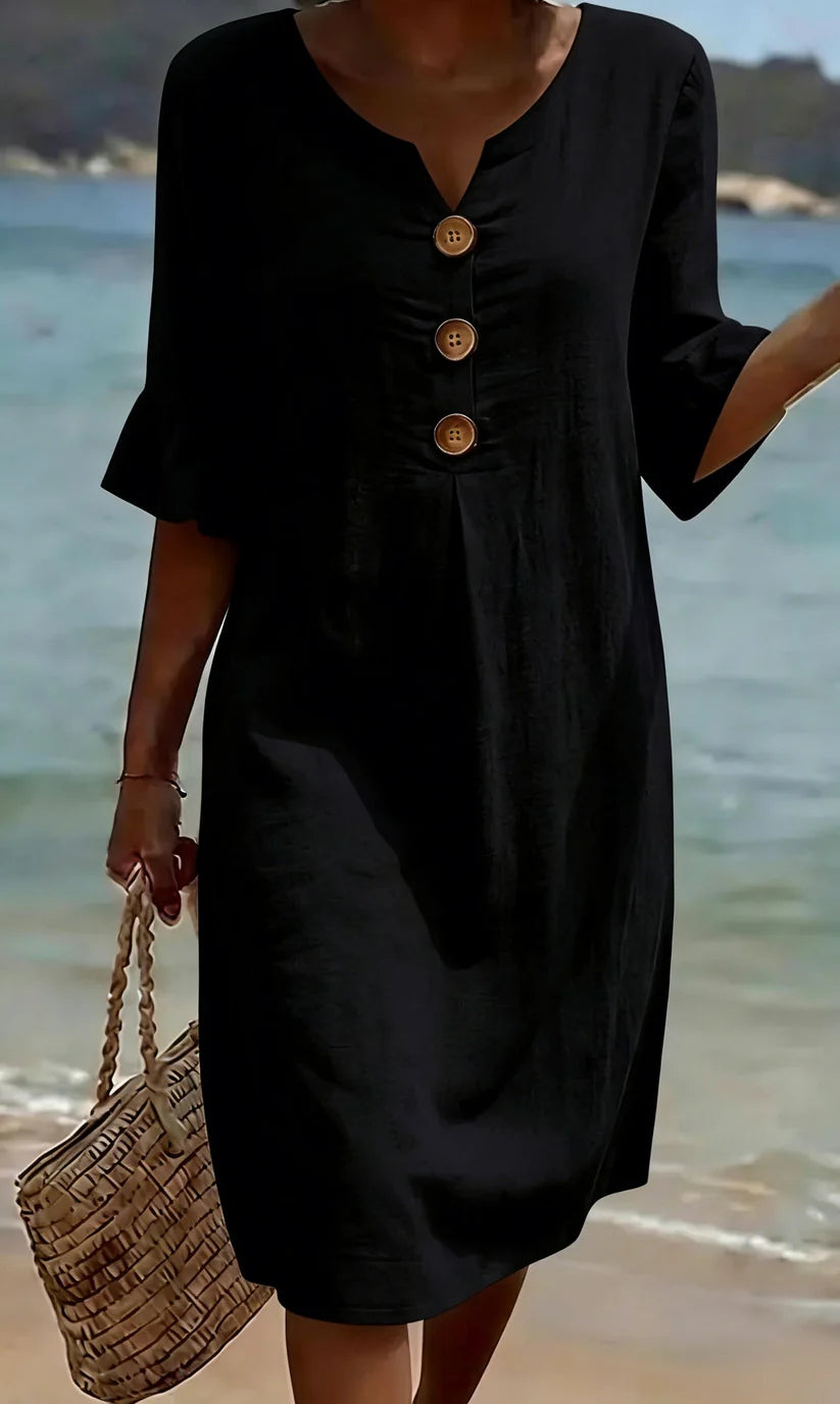 Vestido Clara - Color Liso